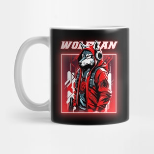 Wolfman Neon Mug